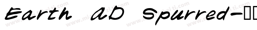 Earth AD Spurred字体转换